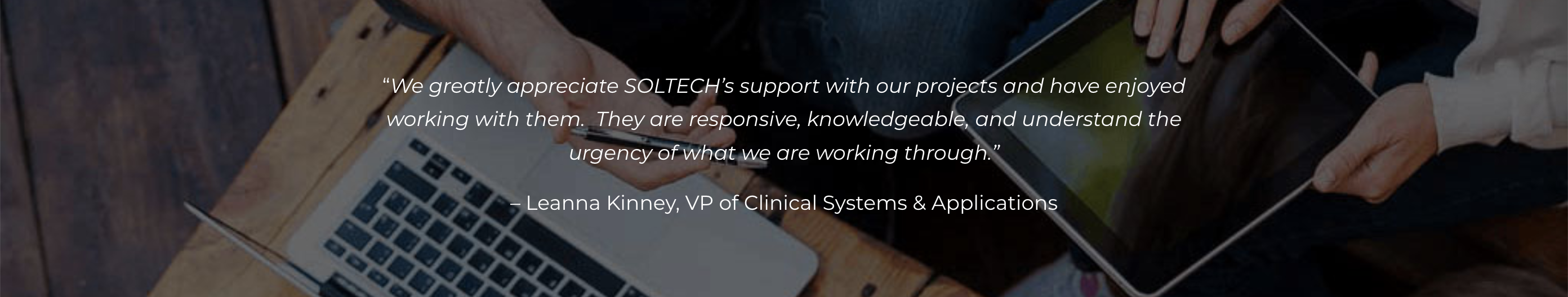 Aveanna quote about SOLTECH